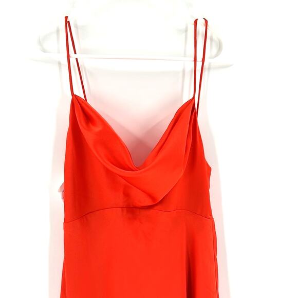 FAME AND PARTNERS The Emerie Dress | Sunset Orange  Size 0 - Picture 3 of 11